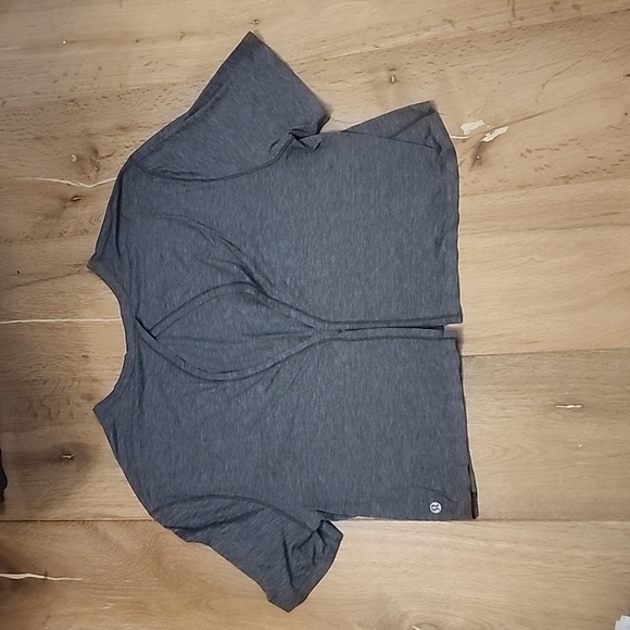 Lululemon Intended Crop Tee short sleeve boxy heathered gray 6? - Picture 3 of 5
